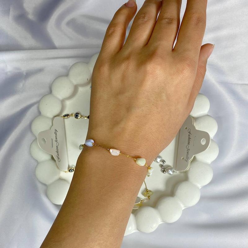 دستبند سنگ پاستیلی