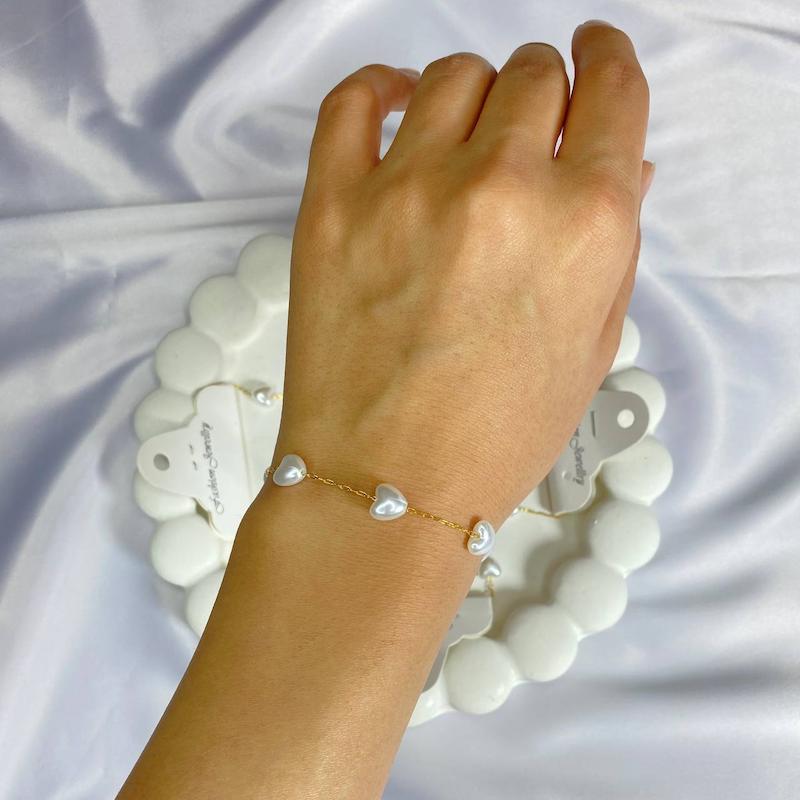 دستبند زنجیری قلب