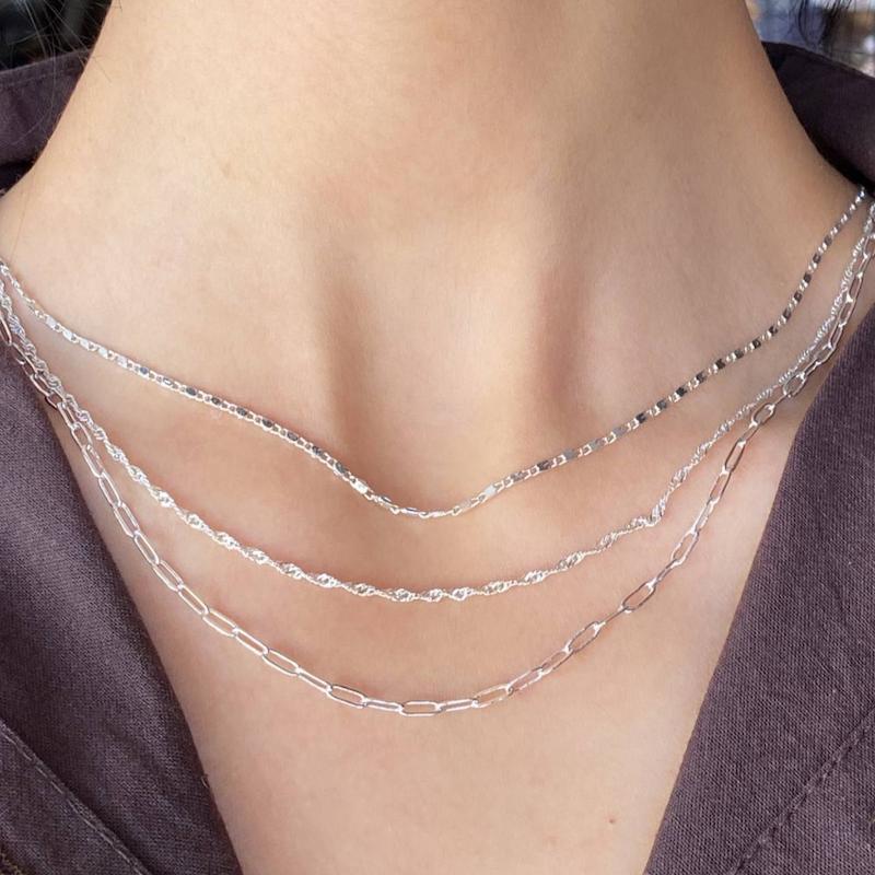 گردنبند سه لاین 