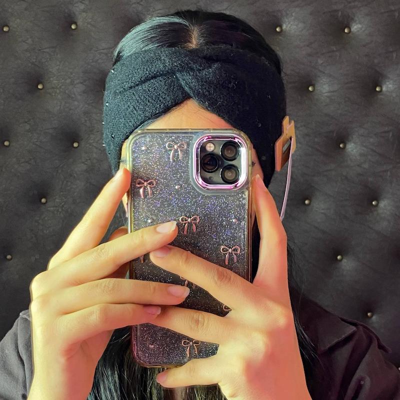 هد بند بافت کراس مرواریدی