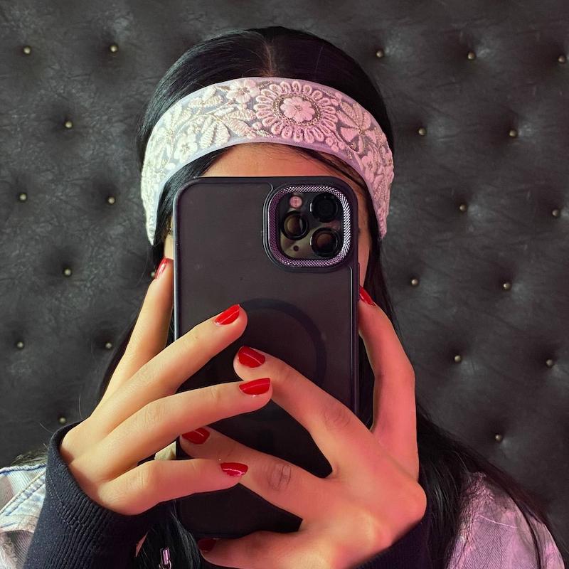 هد بند گیپور سفید