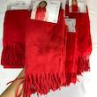 شال موهر قرمز