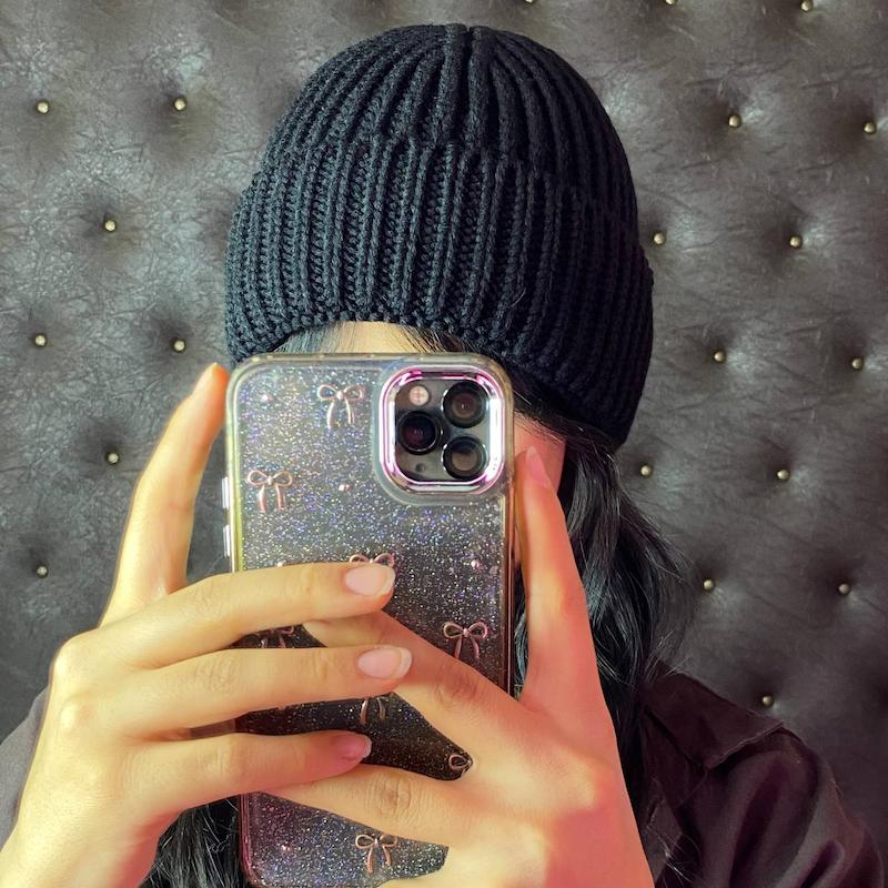 کلاه بافت مشکی