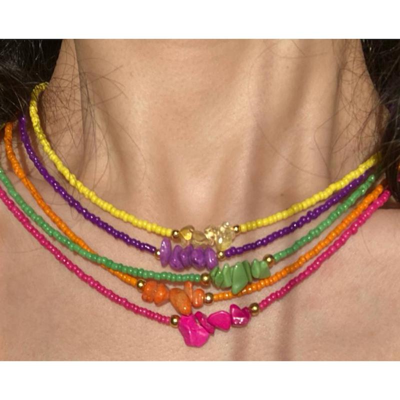 گردنبند مهره ای -کپی