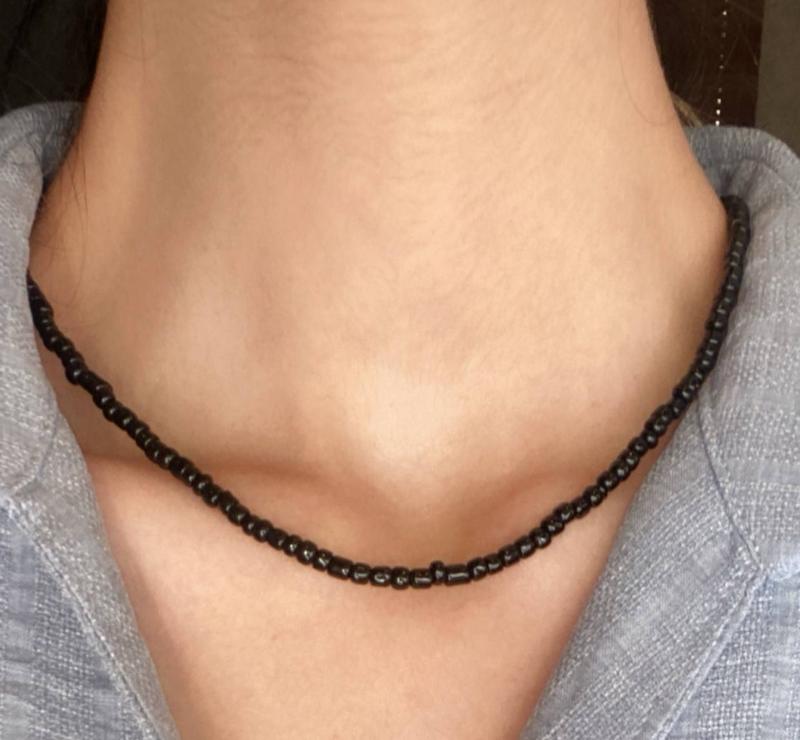 گردنبند مهره ای ساده