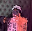 هد بند تابستانه توری طرح شکوفه دور حاشیه