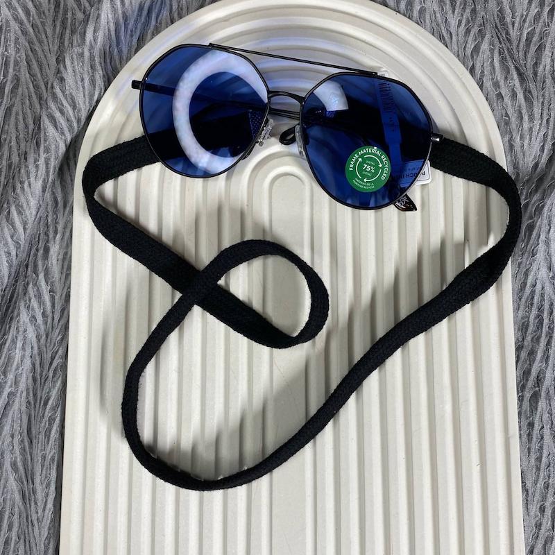 بند عینک کنفی مشکی ۱/۵سانت