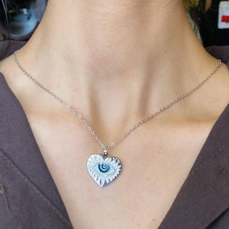 گردنبند مینا کاری چشم نظر