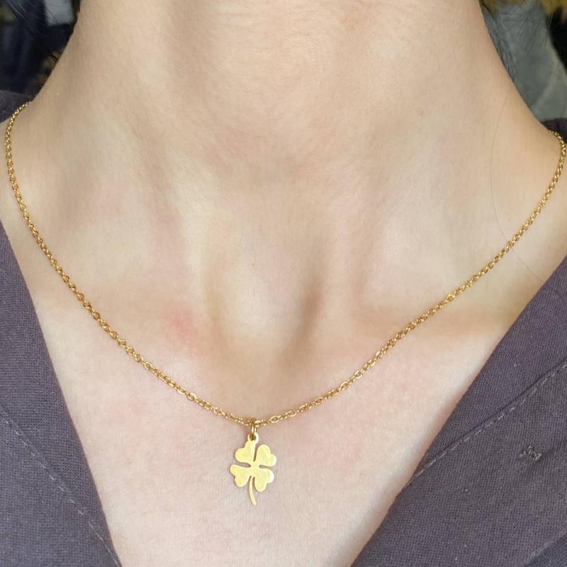 گردنبند شبدر چهار برگ 