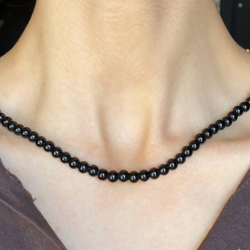 گردنبند مهره ای براق