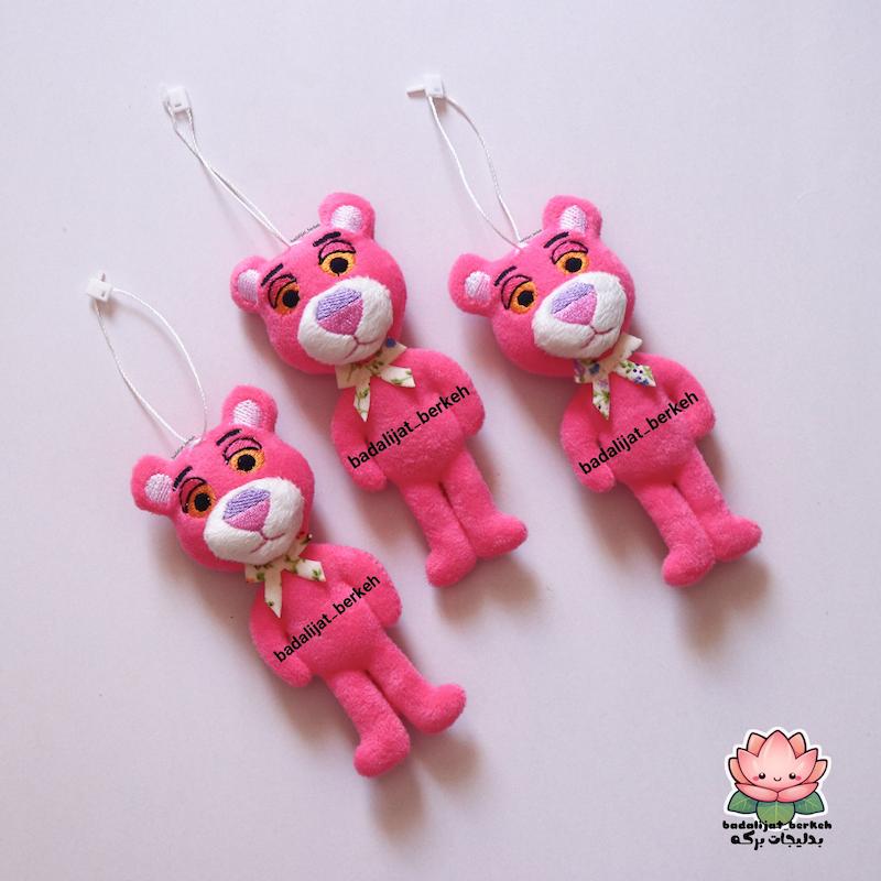 عروسک پلنگ صورتی 