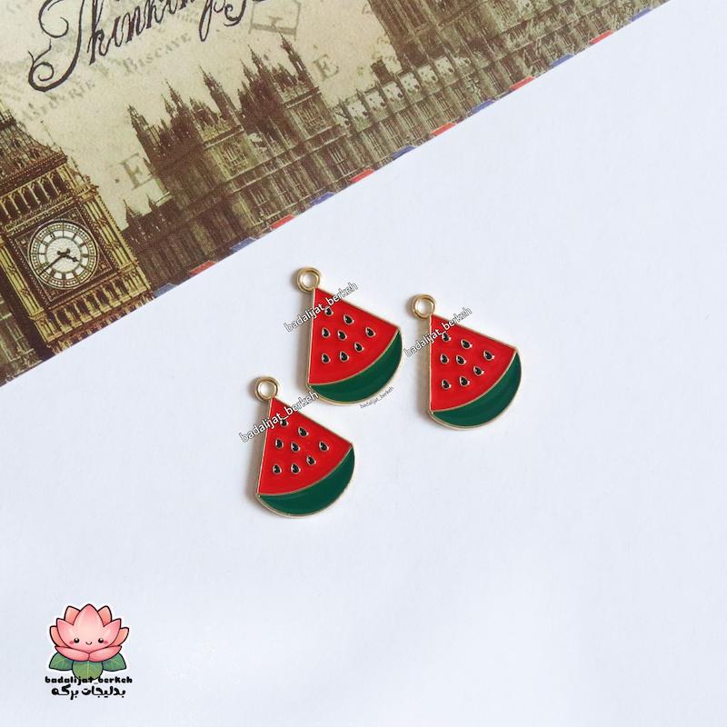 پلاک هندوانه یلدایی مناسب برای ساخت بدلیجات و اکسسوری