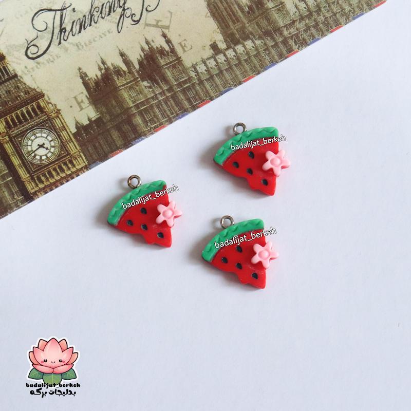 پلاک هندوانه یلدایی مناسب برای ساخت بدلیجات و اکسسوری