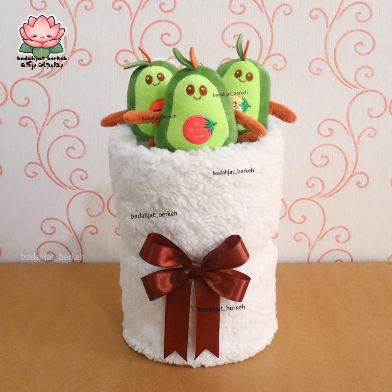 بوکت آواکادو . بوکت عروسکی . بوکت ولنتاین . دسته گل عروسکی