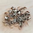 قلاب پاپیونی استیل رنگ ثابت رنگ طلایی و نقره ای