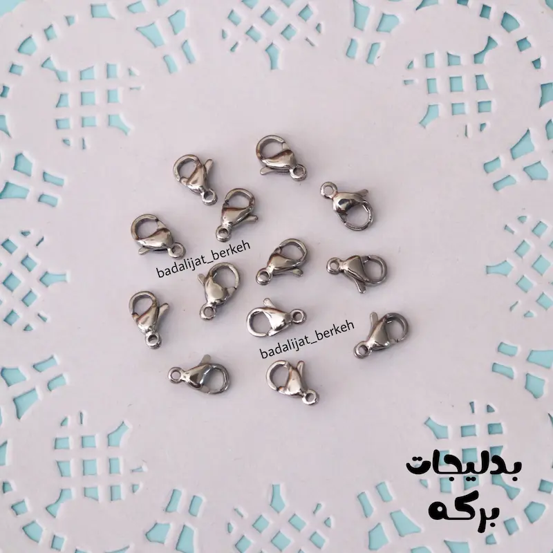 قفل طوطی استیل ( رنگ نقره ای ، طلایی ، مشکی )