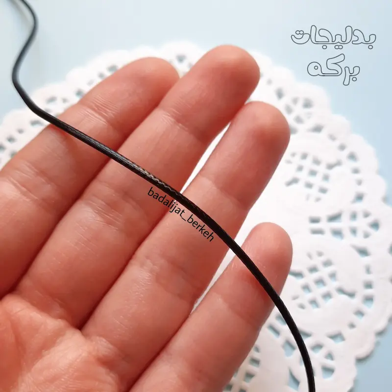 بند چرمی مشکی متری