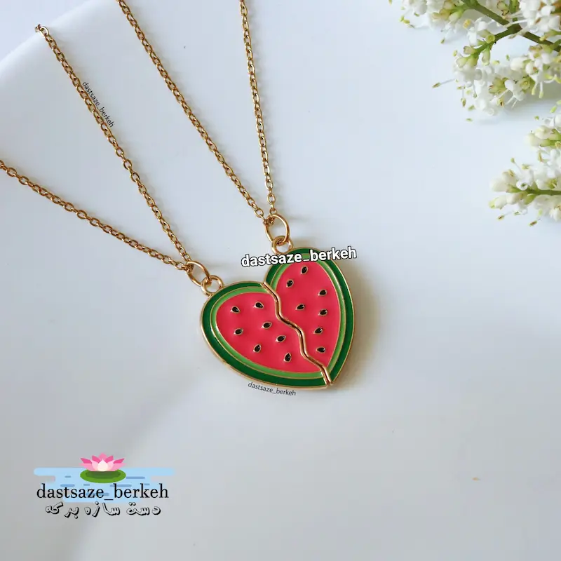 گردنبند دوستی هندوانه مگنتی