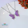 گردنبند دوستی طرح پروانه 