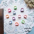 مهره فیمو طرح رنگین کمان ( 10 عددی )