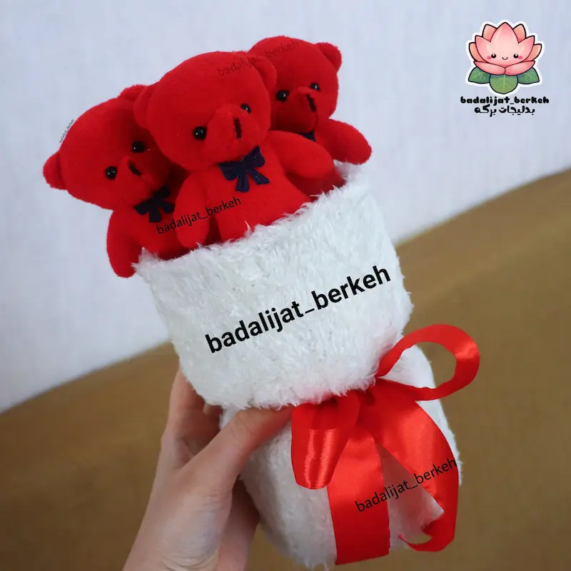 بوکت عروسک سه خرسی . بوکت ولنتاین