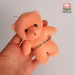 عروسک خرس پولیشی رنگی . خرس بوکت عروسکی 
