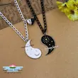 گردنبند دوستی یین یانگ طرح خورشید و ماه