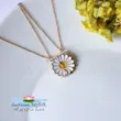 گردنبند دوستی مگنتی طرح بابونه 