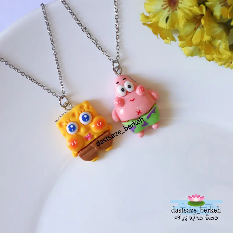 گردنبند باب اسفنجی و پاتریک