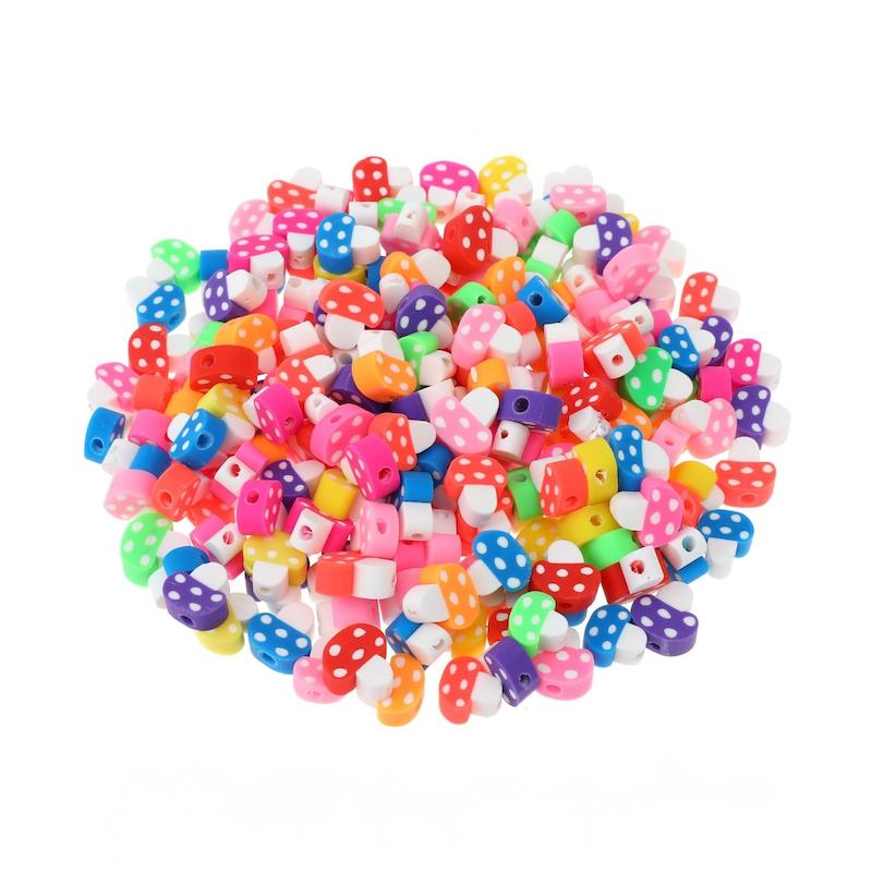 مهره فیمو طرح قارچ ( 10 عددی )