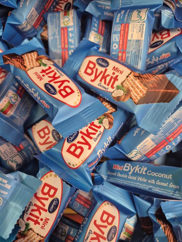 شکلات ویفری بایکیت آبی