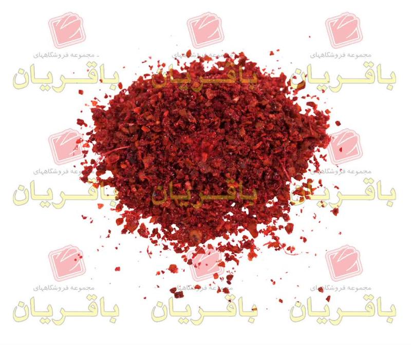 پودر سماق قرمز بسته بندی