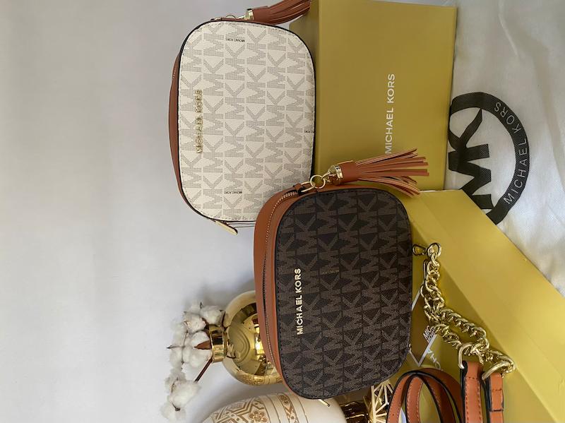 کیف مایکل کورس مدل دوربینی ginny bag فول پک