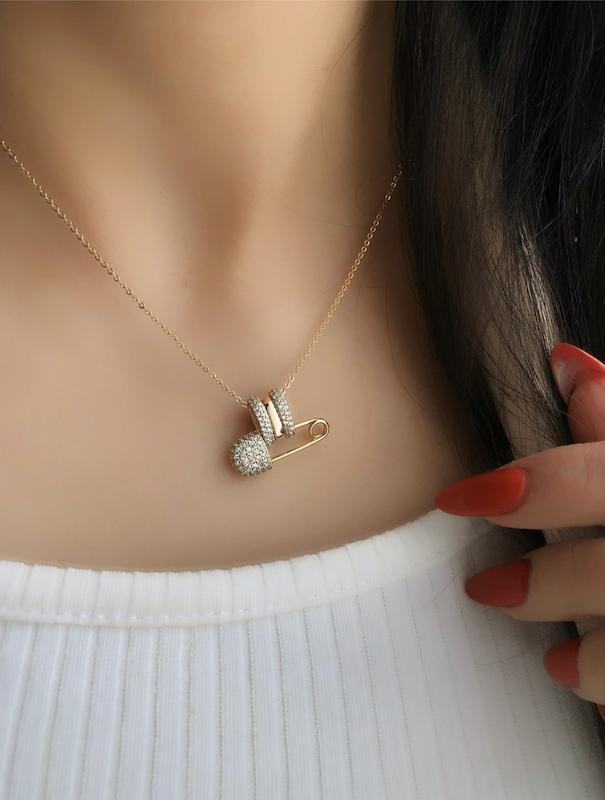 گردنبند سنجاق قفلی ژوپینگ 