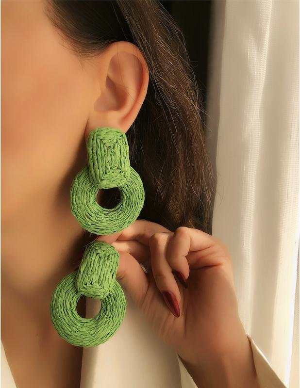 گوشواره  حصیری