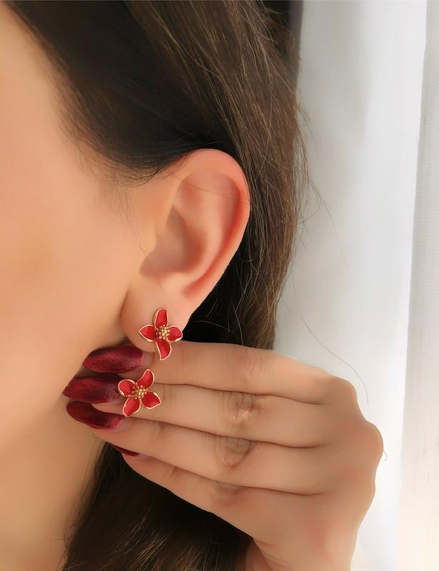 گوشواره فلاور ژوپینگ