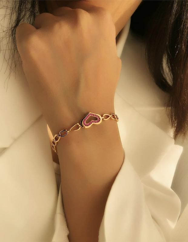 دستبند قلب لاولو ژوپینگ 