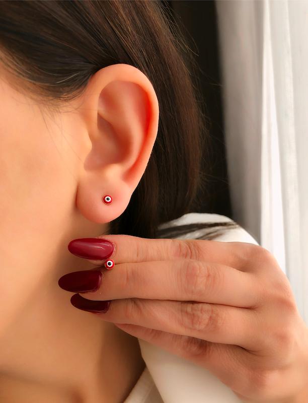 گوشواره چشم نظر ژوپینگ‌