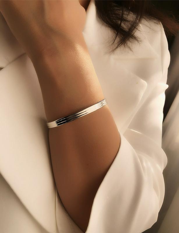 بنگل سیلور شیار دار ژوپینگ‌