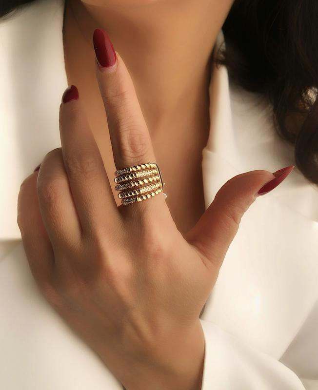 انگشتر پنج رج پورتوفینو ژوپینگ