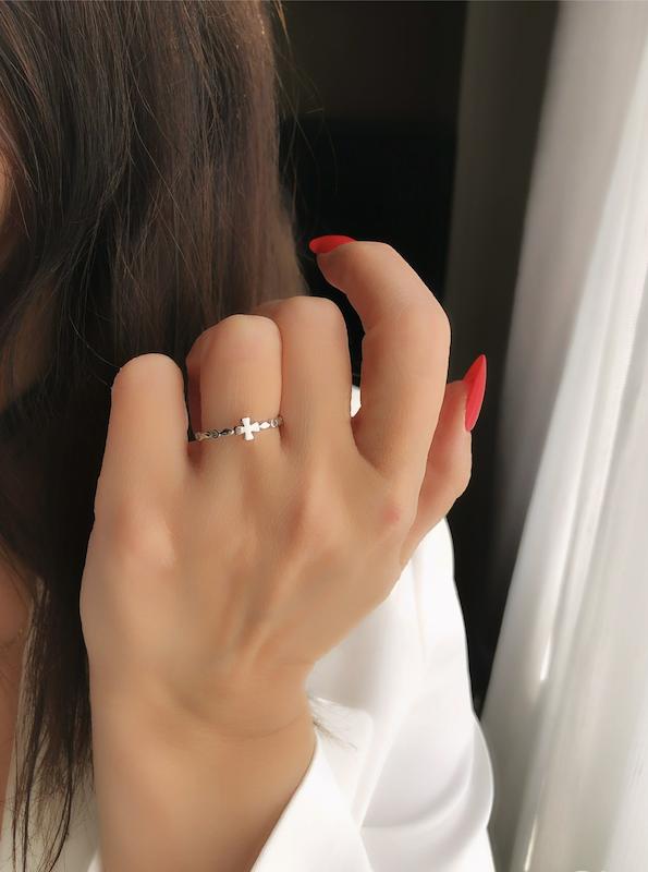 انگشتر صلیب سیلور ژوپینگ 