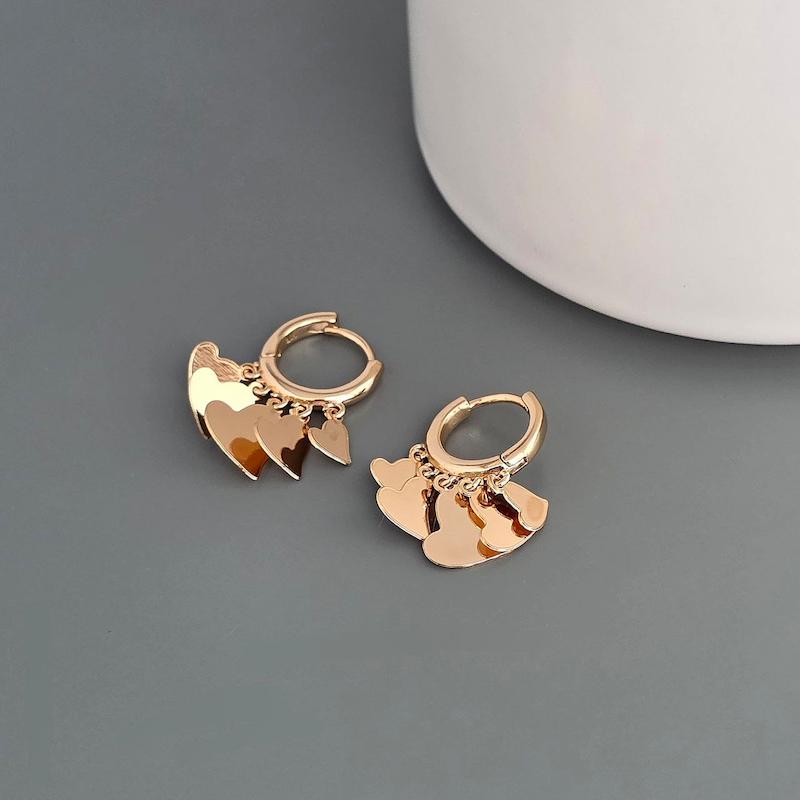 گوشواره روکو قلبی ژوپینگ‌