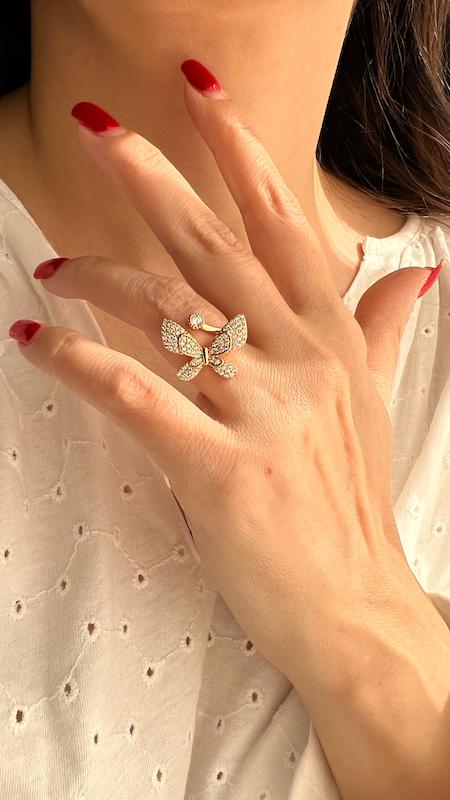 انگشتر پروانه هلیا ژوپینگ‌