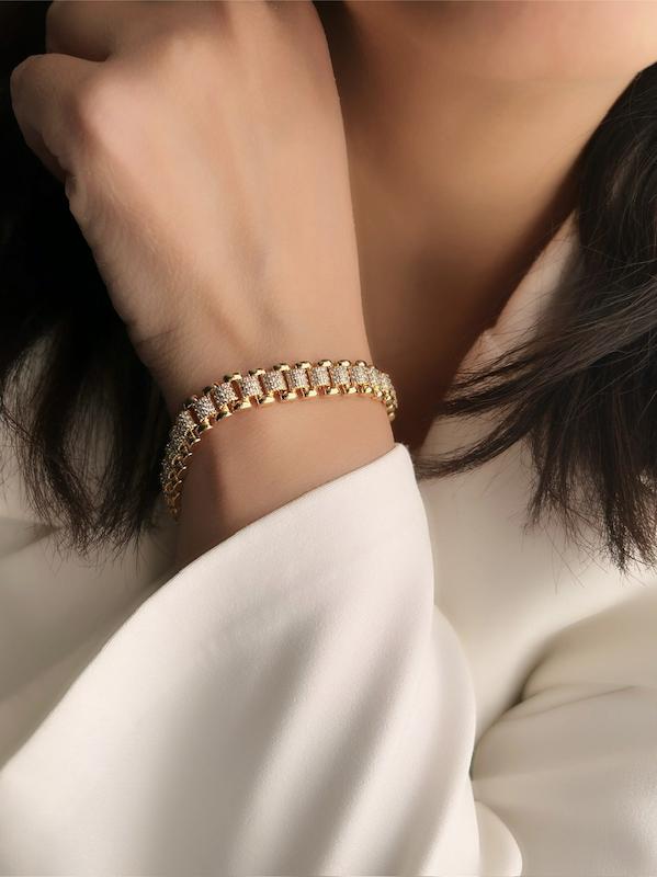 دستبند رولکس تماما نگیندار 