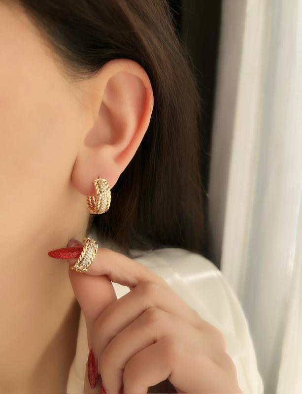 گوشواره بافت اسلیو