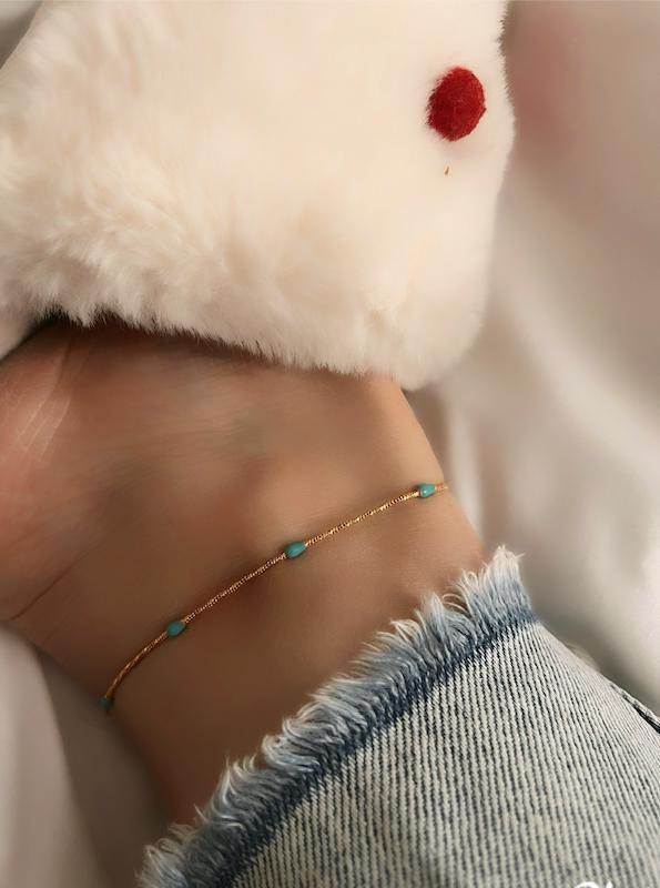 پابند فیروزه ای 