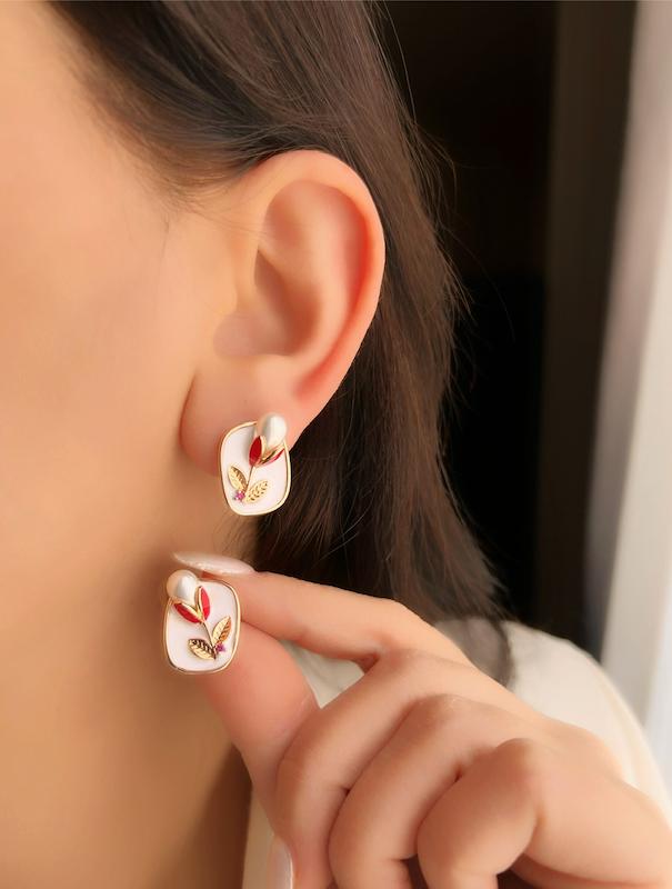 گوشواره مرواریدی فلاور آنا