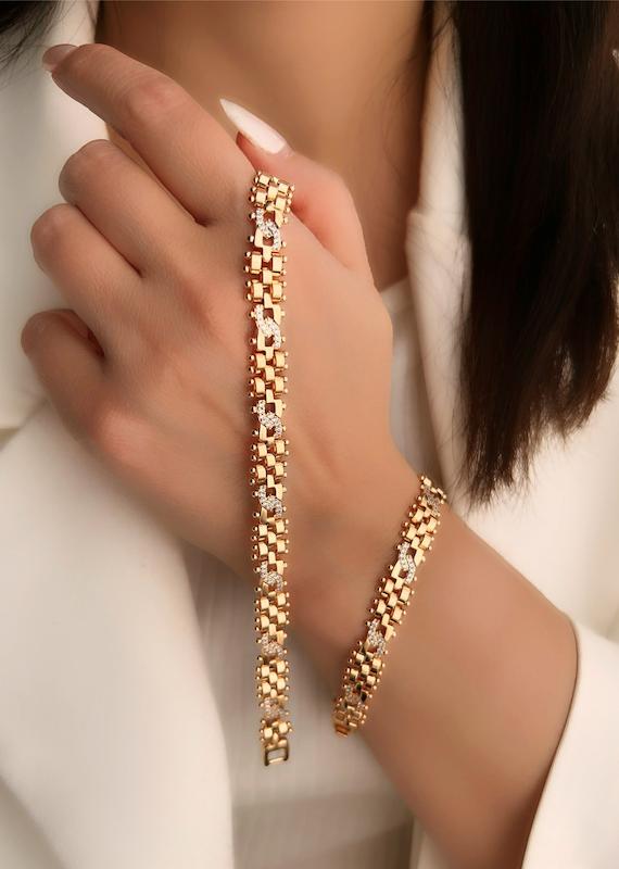 دستبند رولکس نگیندار کیکا ژوپینگ