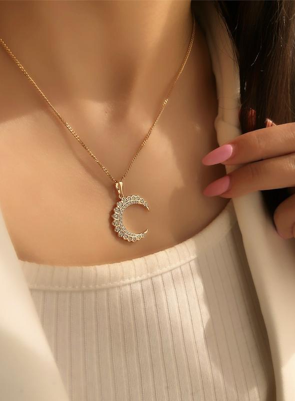 پلاک ( آویز) ماه ژوپینگ(پیش سفارش) 