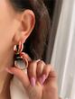 گوشواره حلقه ای ماتیکی ژوپینگ‌